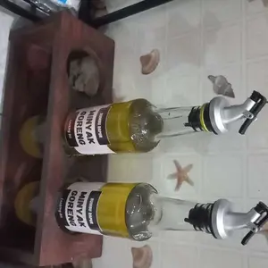 Rak Botol Kayu Tempat Naruh Botol Sirup DLL 3-5 Lubang Kayu Solid Diameter 7cm Kitchenware Dapur Tampilan Alami