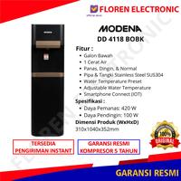 Gambar Dispenser Modena DD 4118 BOBK / DD4118BOBK / 4118BOBK Hitam Bottom Loading Seamless Smart Water Dispenser Digital Control Galon bawah BARANG BARU DAN SEGEL MURAH GARANSI RESMI MODENA INDONESIA - DISPENSER SAJA dari Floren Electronic Kota Administrasi Jakarta Selatan 1 Tokopedia