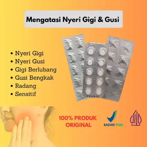 SUPLEMEN UNTUK KESEHATAN GIGI DAN GUSI SERTA GIGI BERLUBANG DAN NYERI