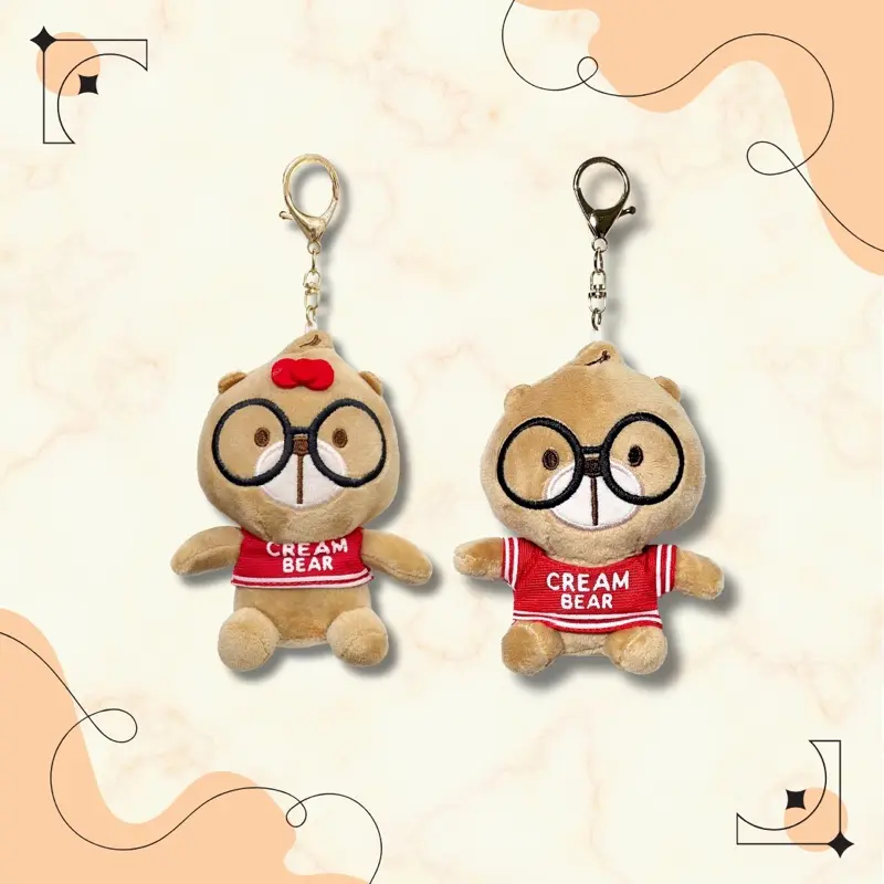 Sammao Creambear Gantungan Kunci Original K10111 - K0102 - K1003 - K0100 Keychain Ganci 5
