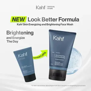Kahf Facial Foam [Biru] Skin Energizing and Brightening 100ml