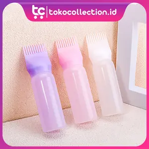 TC Botol Cat Rambut / Botol Pewarna Rambut / Alat Cat Rambut / Aplikator Cat Sisir / Botol Sisir Salon R1216