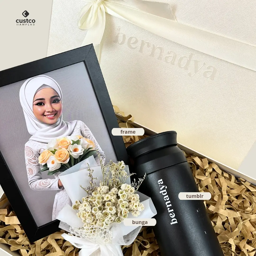 Hampers Pacar Cewek Kado Girlfriend | Giftbox Custom Nama Pacar | Giftset Cewek Wanita | Kado Pasangan Wanita Premium | CUSTCO HAMPERS