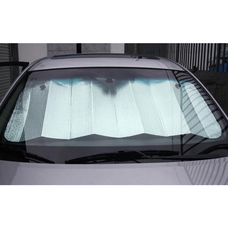 Tấm che nắng phản quang, kính chắn gió trước / sau ô tô tự động, có thể gập lại, chống nắng, cản nắng và giảm nhiệt, nội thất, 140 x 70cm 2