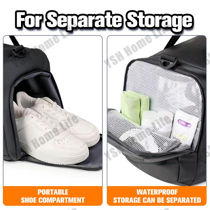 Product Introduction of Large Capacity Foldable Duffle Bag Travel Backpack Bag Waterproof Hand Carry Fitness Bag Cabin Size For Men 6