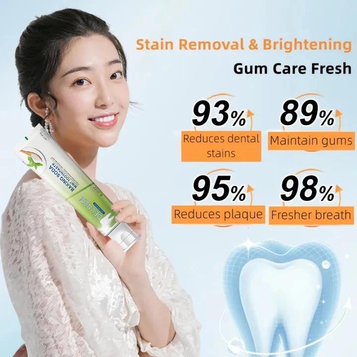 Product Introduction of DEVNEN Pasta Gigi Pemutih Dan Perontok Karang Pemutih Gigi Kuning Berkerak Menghilangkan Bau Mulut 180g Memutihkan Kuning Gigi Toothpaste - Pemutih Gigi Kuning Permanen Ampuh Viral Di Pembersih Gigi Biar Putih / Pencegah Gigi Berlubang 20