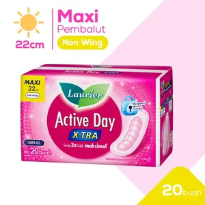 Laurier Active Day Maxi 20s - Pembalut Non Wing 22cm