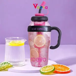 [COD Botol Air Minum Jumbo Kapasitas 1300ML Besar Botol Air Anak Jumbo Premium dengan Sedotan Tumbler Gym Gelas Infus Water Aesthetic BPA