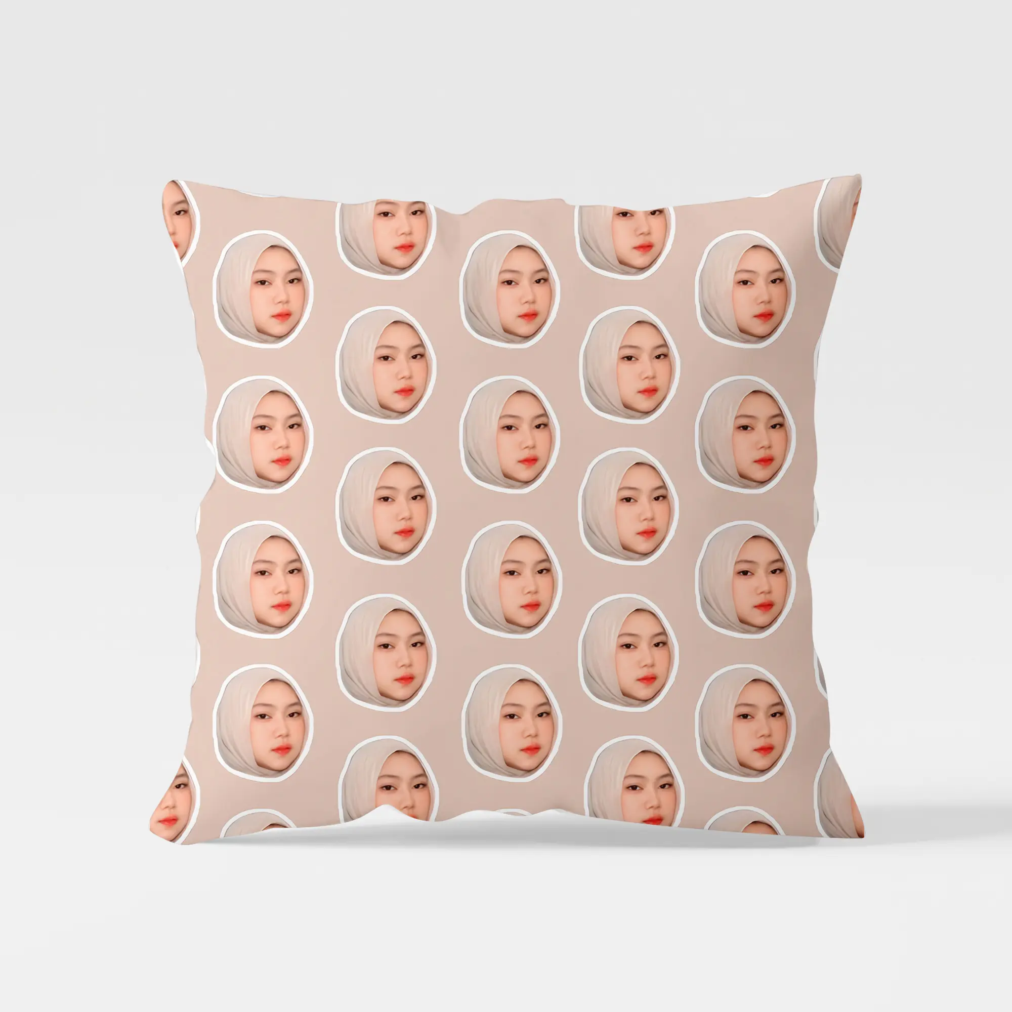 BANTAL TIDUR Face Pattern CUSTOM FOTO 1 HARI JADI