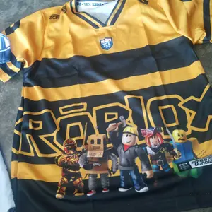 TREEONA KIDS Jersey Anak Roblox Karakter Number Series Baju Jersey Streetwear Boxy ANAK Oversize Retro Unisex Vintage Futsal Voly Tenis Meja daily outfit dry-fit Milano anti UV Pria & Wanita Bahan Dry Fit Milano Full Printing Sublime Outdoor