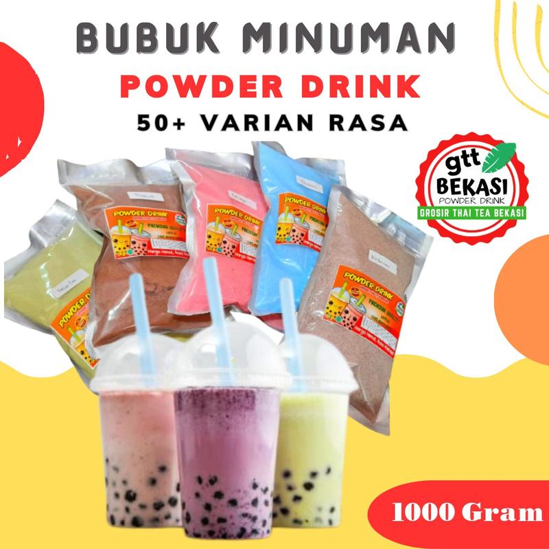 Bubuk Minuman Rasa 1Kg GTT Powder Drink 0