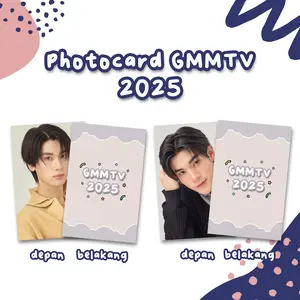 Photocard gmmtv 2025 thai actor aktor thailand 2 sisi glossy