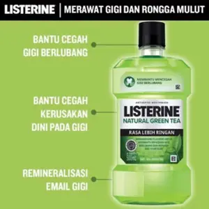 Listerine 500 ml Green Tea, Cool Mint Antiseptik- Obat Kumur merawat Gigi dan Bau Mulut Listerine 500 ml Green Tea, Cool Mint Antiseptik- Obat Kumur merawat Gigi dan Bau Mulut
