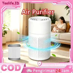 Air Filter Hepa13 Uv-C Ion Negatif Aromaterapi Air Purifier Ampuh Anti Pm2.5 Bau Virus Dan Cocok Untuk Penderita Alergi Di Rumah
