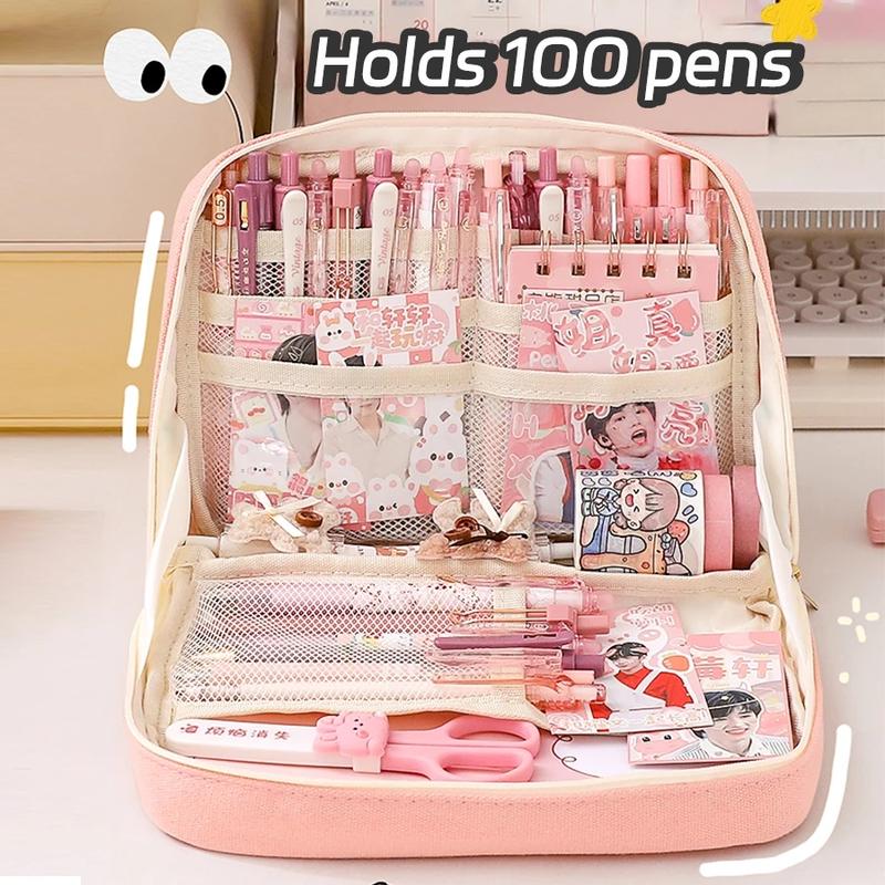  Hộp Đựng Bút Chì Phong Cách Kawaii Dung Lượng Lớn Túi Đựng Hộp Dành Cho Bé Gái Nhật Bản Và Hàn Quốc Thích Hợp Cho Trường Học Và Văn Phòng Đồ Dùng 