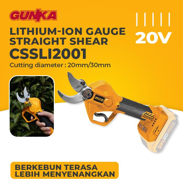 Gambar P20S Brushless Shear NGCO CSSLI2001 - Alat Potong Gunting Dahan Ranting Kebun Anti Nyangkut Slip Portable Baterai dari INGCO Tools by GUNKA Kota Tangerang Selatan Tokopedia