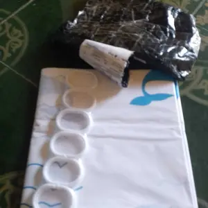 Tirai Kamar Mandi 180 x 180cm Bahan Tebal / Shower Curtain