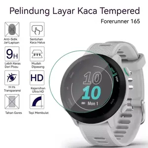 Screen Protector Film, Full Cover Film, pelindung layar kaca tempered untuk jam tangan Anti Tempered Glass Film for GARMIN FORERUNNER