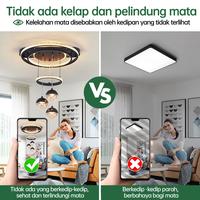Gambar [COD] Gogeous B17 Lampu Gantung Minimalis Mewah Aesthetic Lampu Plafon LED 3 Warna Ring Kristal Lampu Hias Ruang Tamu Kamar Tidur Bergaransi COD - B17-4 Emas dari Gogeous Lampu Hias Kab. Tangerang 4 Tokopedia