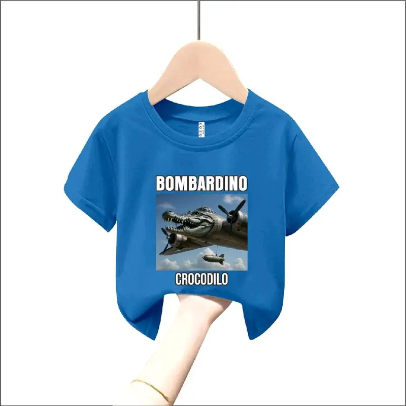 KAOS ANAK BOMBARDINO CROCODILO UNISEX DIGITAL SABLON 3