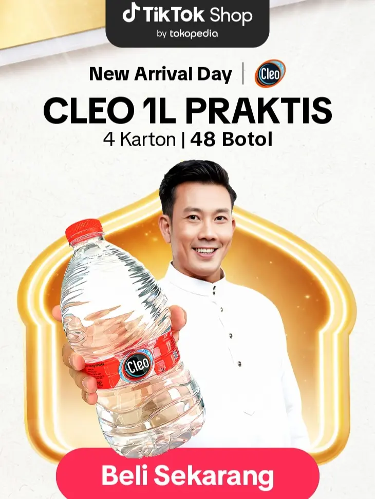 [SUPER SALE] 4 Karton 1L Praktis Cleo Air Murni Botol 48 botol