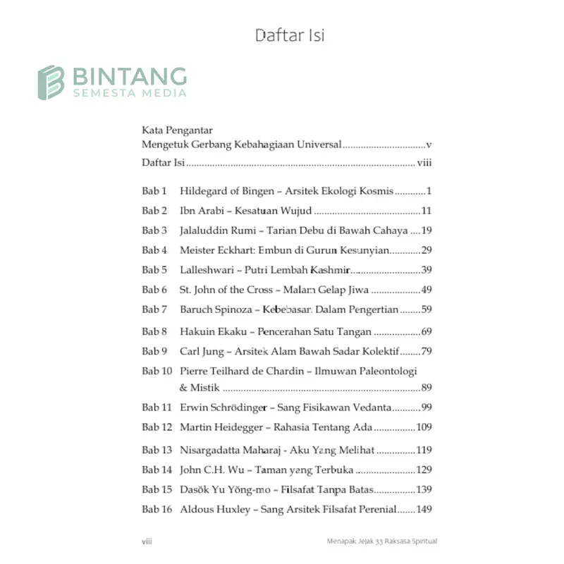 Bintang Semesta Media - Menapak Jejak 33 Raksasa Spiritual: Menemukan Kebahagiaan Sejati dalam Keheningan