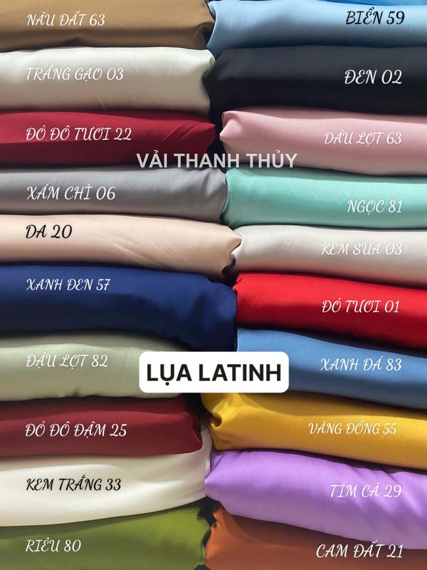 VẢI LỤA LATINH LỤA PHÁP MAY ÁO DÀI,ĐẦM-DÒNG VẢI CAO CẤP
