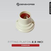 Gambar Genshop88 Fitting Lampu Plafon Tempel Kayu 2,5 Inci SNI Kingsun dari Genshop88 Official Store HARGA per Pcs dari GEN@SHOP88 Kota Surabaya 2 Tokopedia