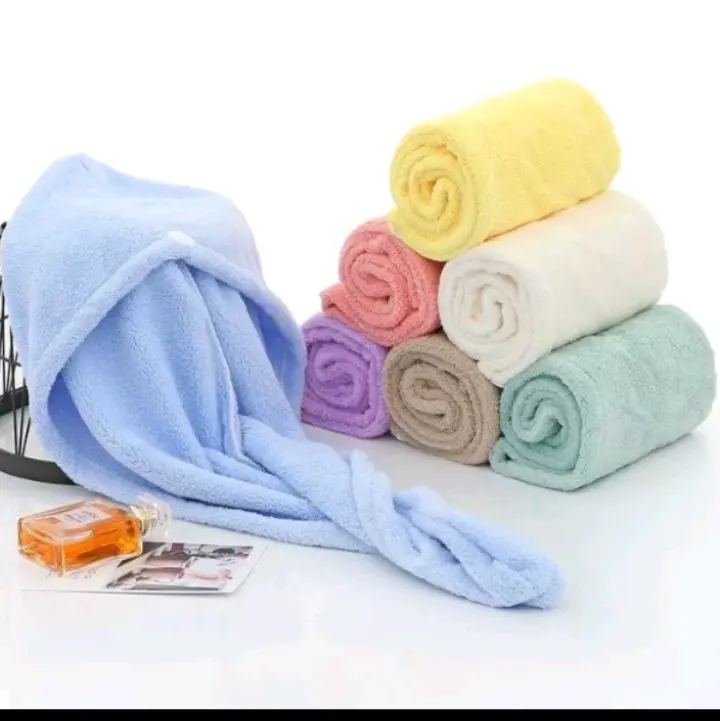 handuk keramas microfiber berkancing 5