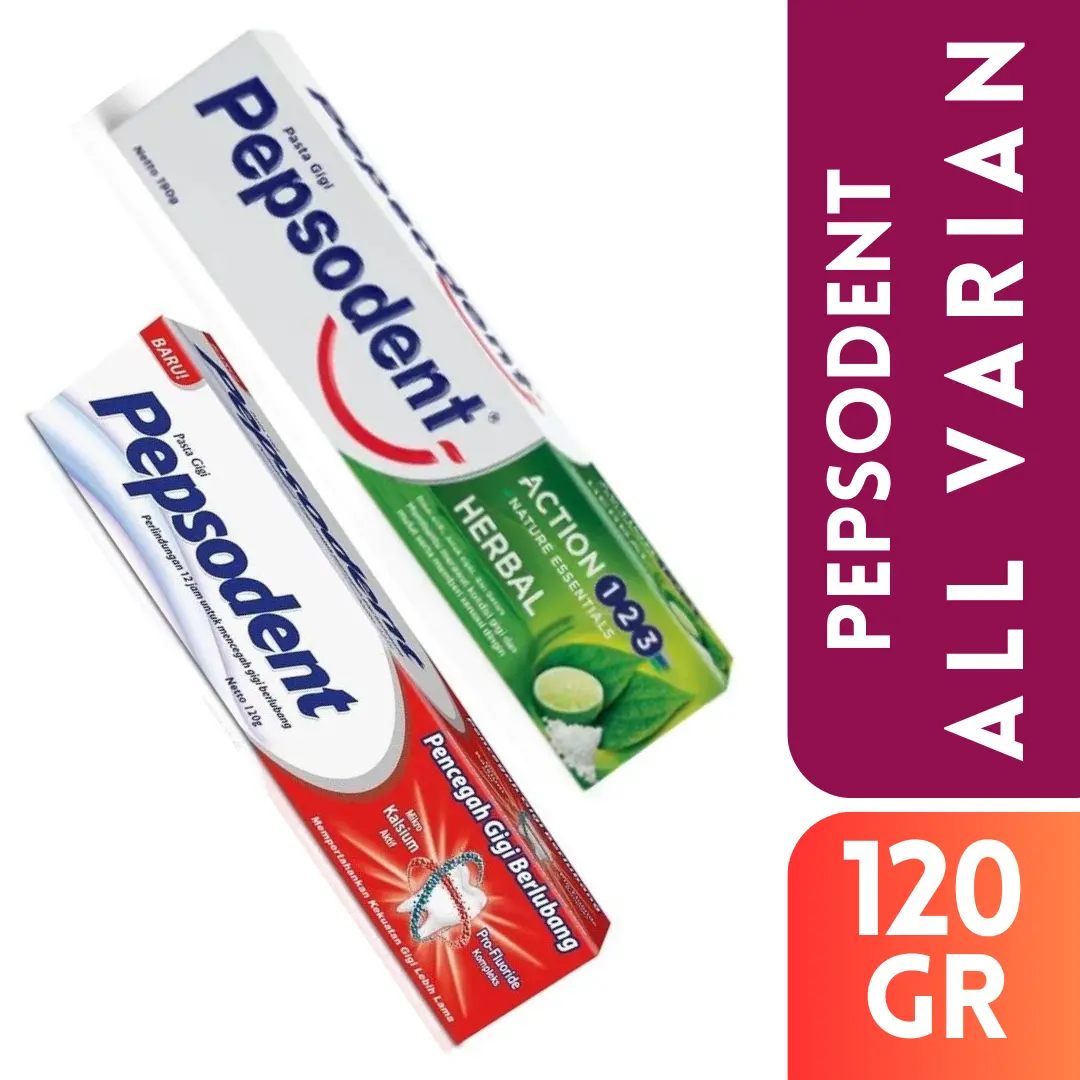 Pepsodent Pasta Gigi Pencegah Gigi Berlubang 120 gr