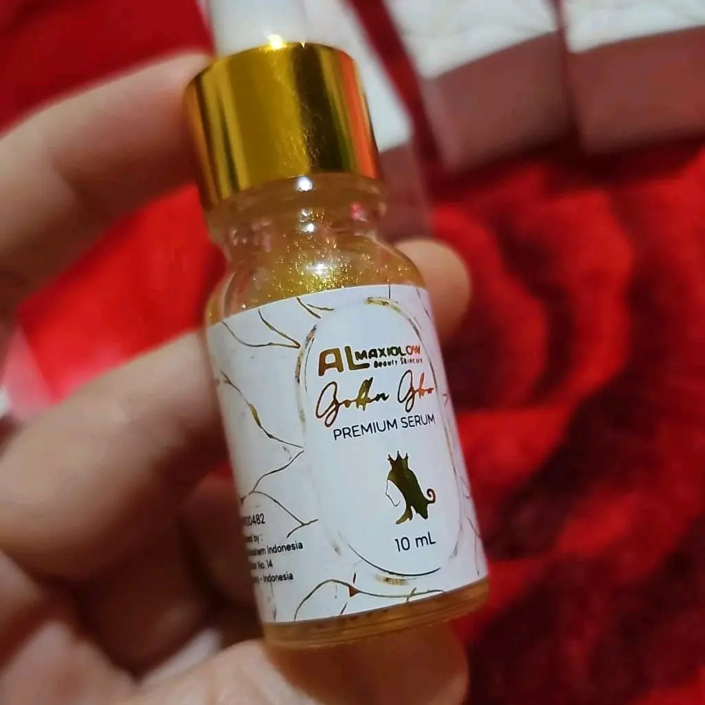 Serum Gold Premium Almaxiglow Wajah Essence