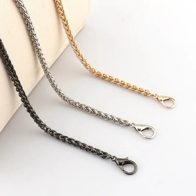 Dây Xích Túi, Chất Liệu Hợp Kim Kim Loại Mỏng, Bền, Chiều Rộng 5,5mm, Tay Cầm Túi Xách, Dây Đeo Túi Đeo Vai, Phụ Kiện Túi 1