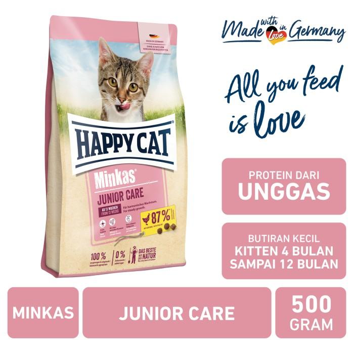 Gambar Happy Cat Makanan Anak Kucing Minkas Junior Care 500gr dari Happy Dog Happy Cat Indonesia Kota Administrasi Jakarta Utara Tokopedia