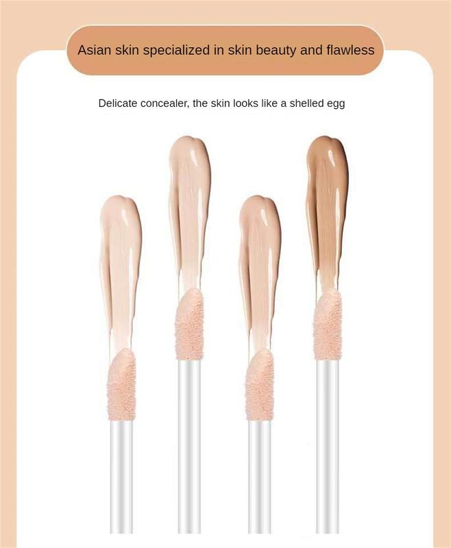 Product Introduction of （NEW&Hot Sale）Liquid Concealer High Covering Moisturizing Oil Control Foundation Invisible Pores Dark Circles Freckle Face Contour Makeup Tool 22
