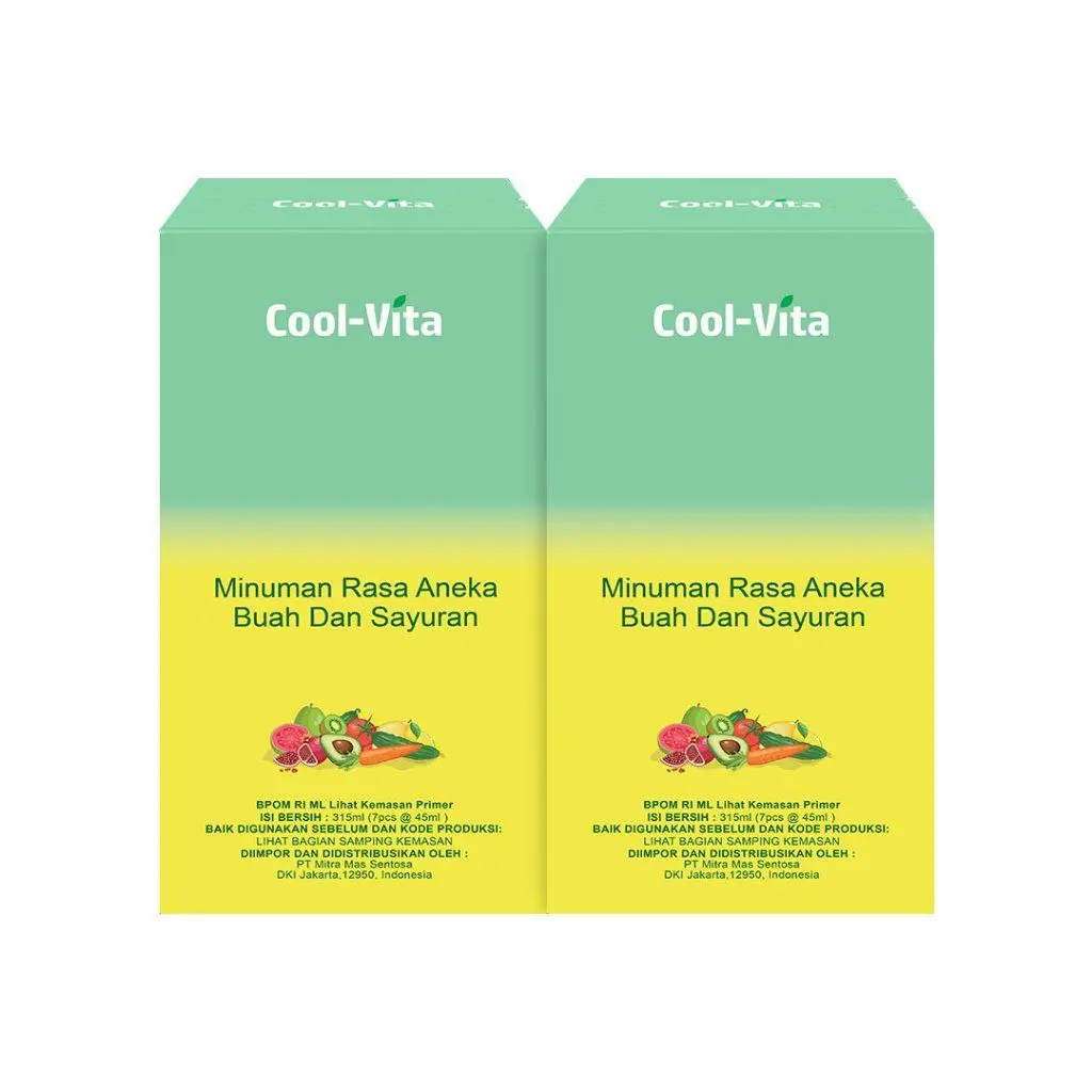 2 Box Coolvita Minuman Rasa Buah Dan Sayuran [PAKET HEMAT]