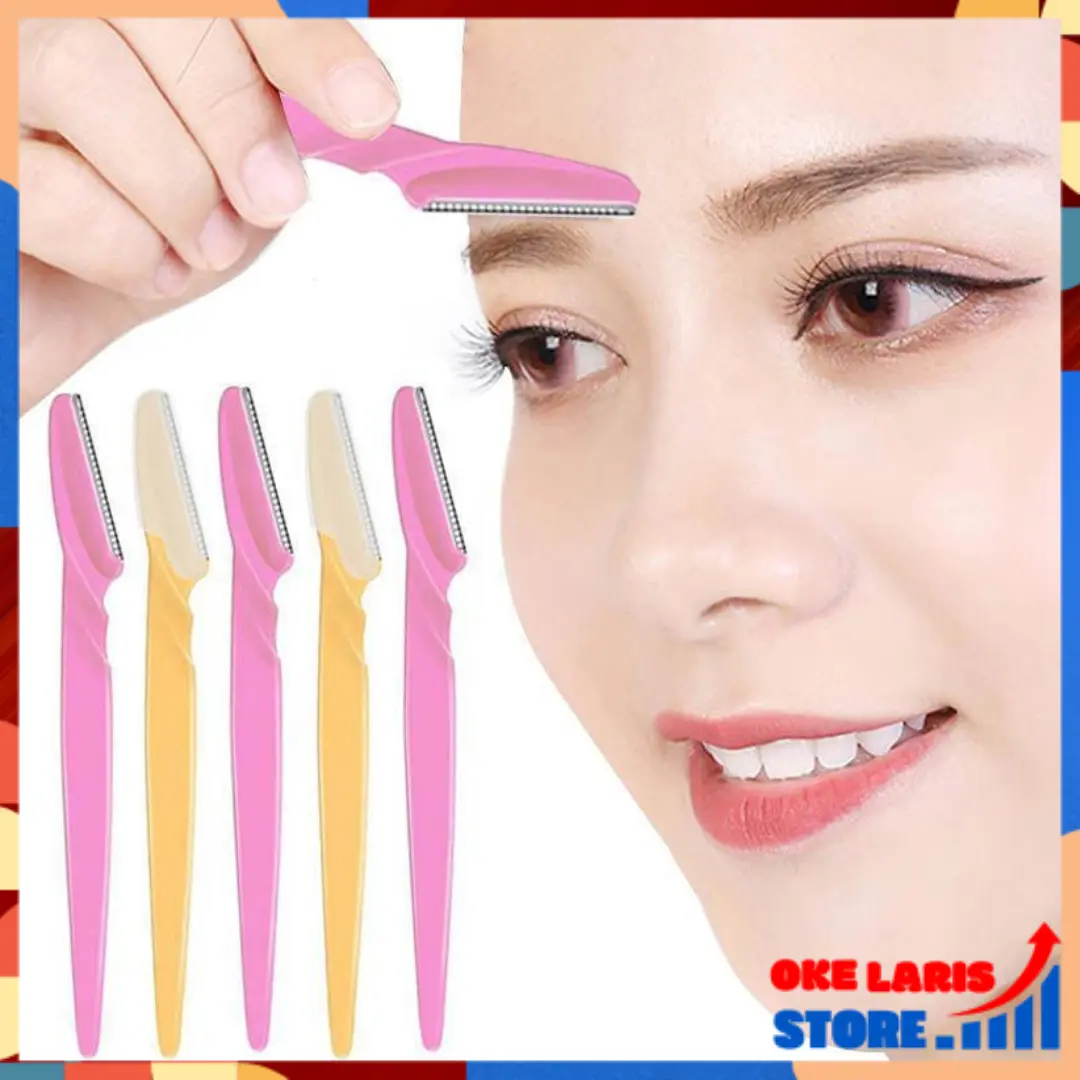 OLS (COD) Alat Pencukur Alis Eyebrow Trimmer Pisau Cukur Kumis Alat Perapih Bulu Kerokan Alis Eyebrow Razor Murah