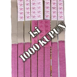 kolas cabutan kosongan jadul Tik tok isi 1000 KUPON Card Games Toys Kartu