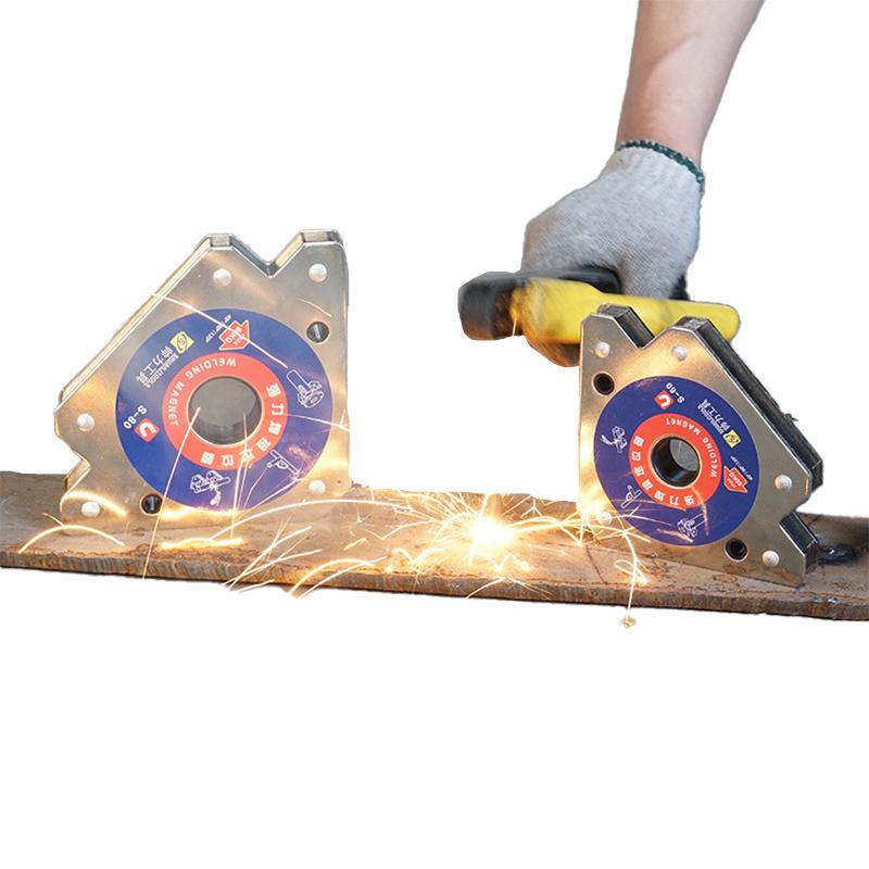 Thiết Bị Định Vị Hàn Từ Tính, Mạnh Mẽ, Hút Sắt, Dụng Cụ Hỗ Trợ Hàn Điện, Đa Góc, Góc Phải, Góc Vát, Cố Định 90 Độ, Phụ Kiện Dụng Cụ Hữu Ích, Cỡ Lớn 3