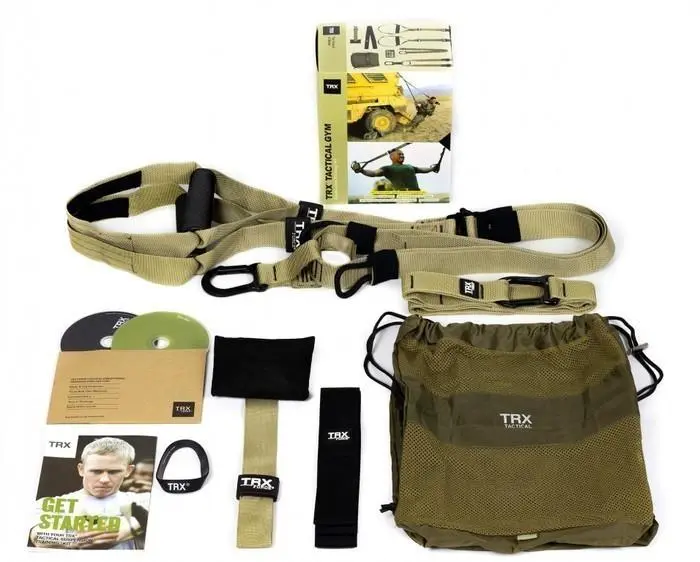 TRX Tactical army 2/ tali Gym (import) dapat tas + buku + dvd