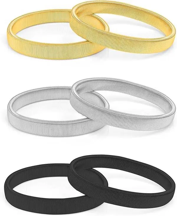 Sleeve Garters,Arm Bands,3 Pair Shirt Sleeve Holders,Anti-Slip Metal Garter Armbands,Suit Accessories for Men,Elastic Adjustable Armbands,Shirt Garter for Men Women,Stretchy Garter,Clothing Keepers
