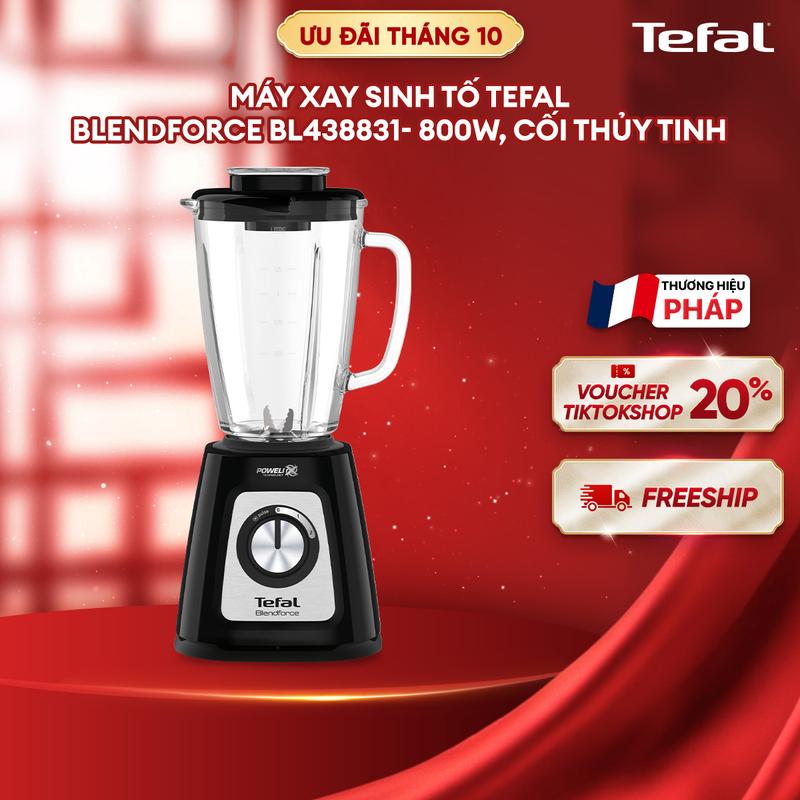 Máy xay sinh tố Tefal BlendForce BL438831- 800W, cối thủy tinh