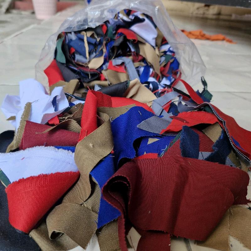 Kain Perca Sisa Potongan Langsung dari Pabrik - Isi 1kg - Boxing baju silat 6