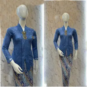 KEBAYA BRUKAT KARTINI LENGAN PANJANG FULL FURING Baju  Wanita Atasan Setelan Pesta