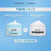 Gambar [ BUNDLING 5 IN 1 ] ︎︎WADOEND - Aha Bha Pha active Serum  Niacinamide +  Midnight Hydration Cream + Nourishing Day Cream + Hydrating Essence Toner + Daily Fresh Facial Cleanser -  Perawatan Wajah & Membersihkan Kotoran Mencerahkan Melembutkan Vitamin dari W a d o e n d Kota Administrasi Jakarta Utara 2 Tokopedia