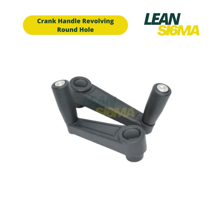 Round Handle Rotation Torque Jual Revolving Crank Handle with Round Hole Rotating Grip - Fixed M12 x ...