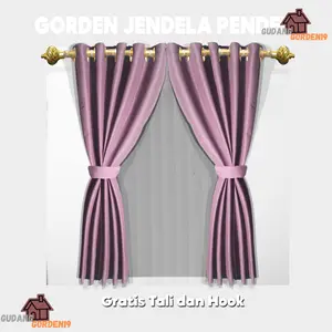 PROMO TIRAI GORDEN MINIMALIS - GORDEN JENDELA - HORDENG PINTU - GORDEN EMBOS - GORDEN ELEGANT - GRTIS TALI DAN HOOK Curtain