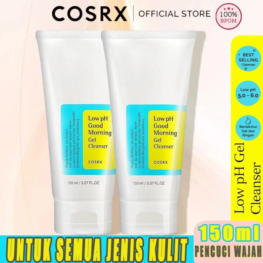 COSRX Low PH Good Morning Gentle Cleanser 150ML Daily Mild Cleanser for Sensitive Skin