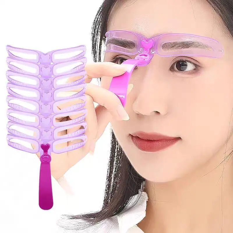 3D handheld eyebrow card wearable eyebrow drawing assistant for beginners eyebrow card beauty tool