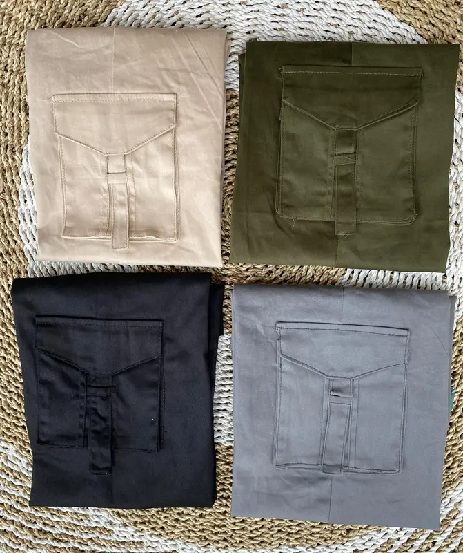 ROK CARGO SPAN TWILL WANITA TERBARU / ROK  CARGO TWILL COMBED STRETCH KANCING 4