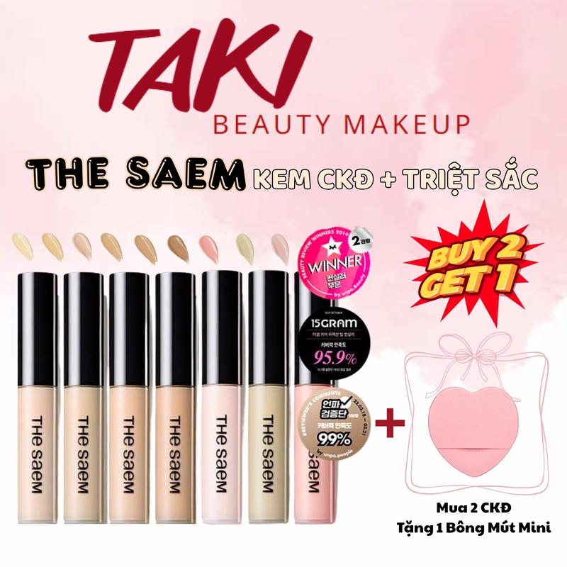 Kem Che Khuyết Điểm The Saem Cover Perfection Tip Concealer 6.5g